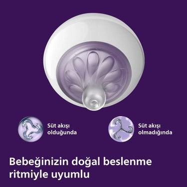 Yenidoğan hediye seti - Doğal tepkili biberon ve emzik