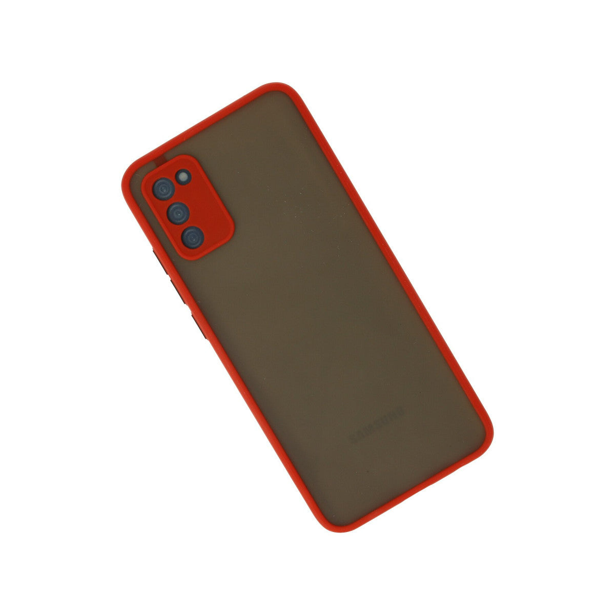 Galaxy A02S Kılıf Montreal Silikon Kapak - Kırmızı