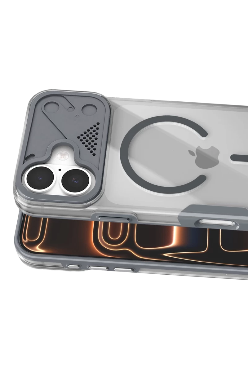 iPhone 17 Zinko Magsafe Kapak - Titan Gri