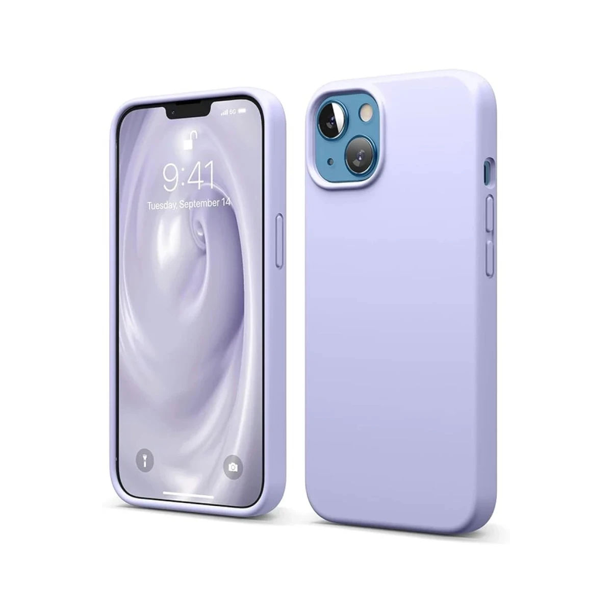 iPhone 14 Kılıf First Silikon - Lila
