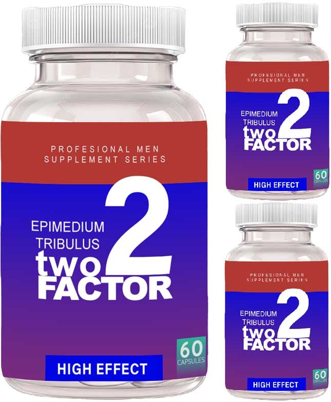 Two Factor 3 Adet Erkekler Için Tribulus&epimediyum Complex 60 Adet Kapsül
