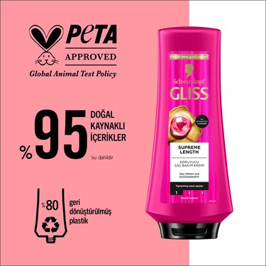 360 ml Koruyucu Saç Bakım Kremi, Tüm Saçlar İçin Besleyici