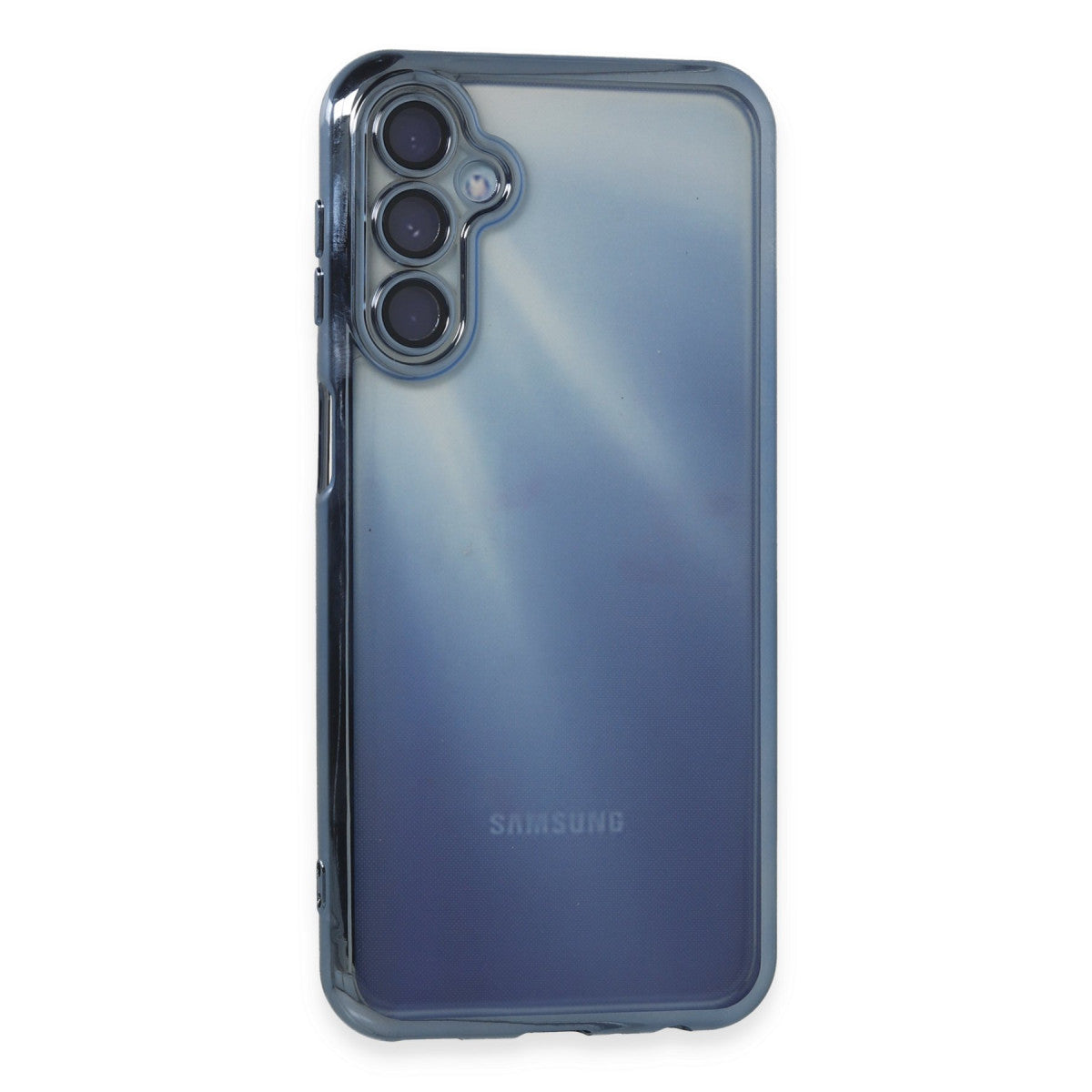 Galaxy A25 5G Kılıf Razer Lensli Silikon - Açık Mavi