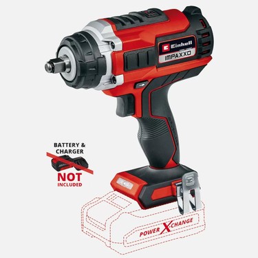Akülü Darbeli Somun Sıkma, 18 V Güç ve 400 Nm Tork Kapasitesi