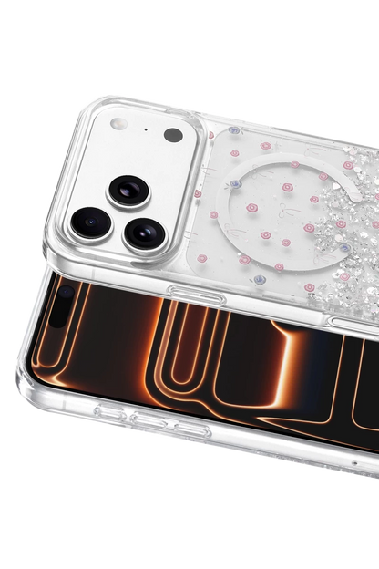 Onegif iPhone 17 Pro Misk Simli Magsafe Kapak - Desen 1