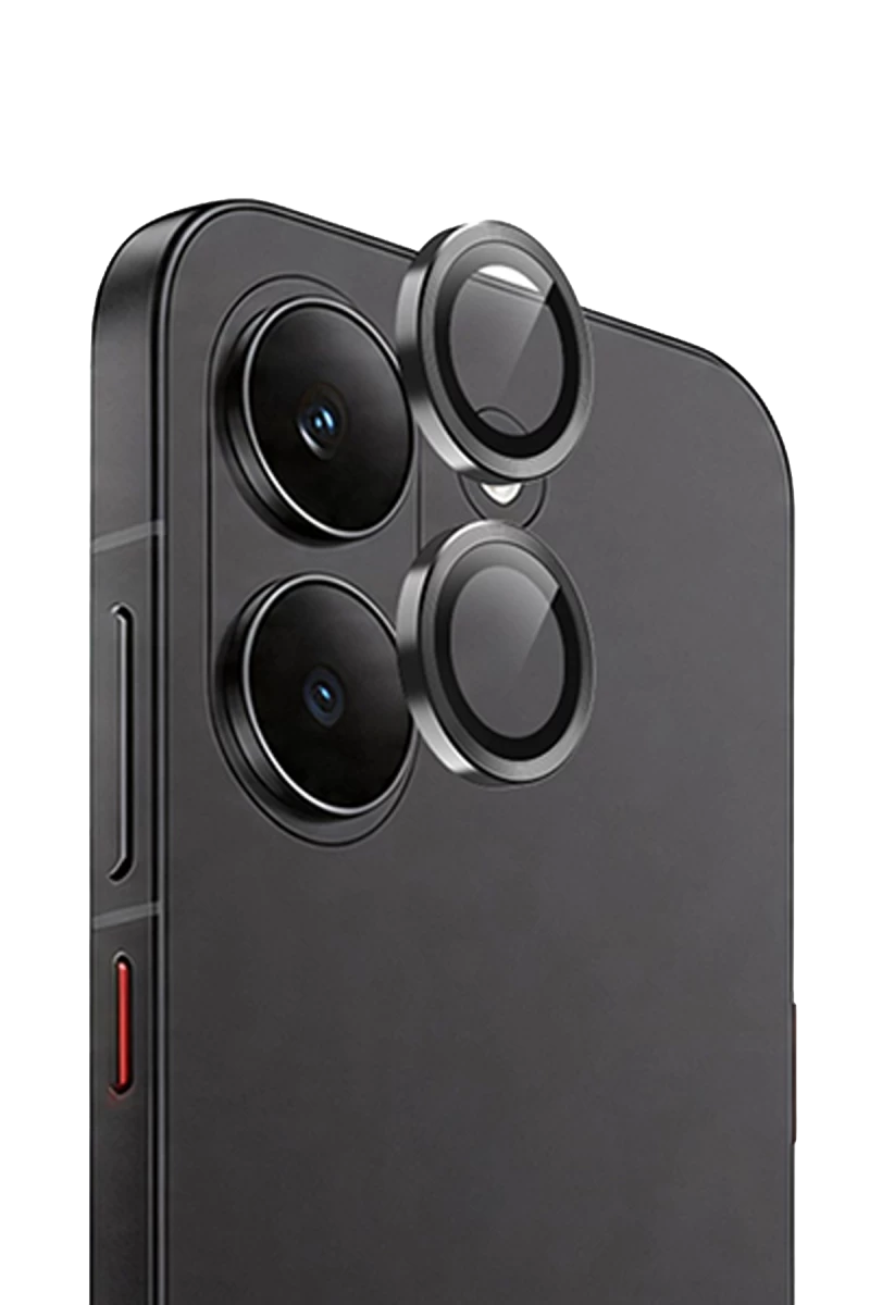 Poco X8 Pro Raze Metal Kamera Lens - Siyah