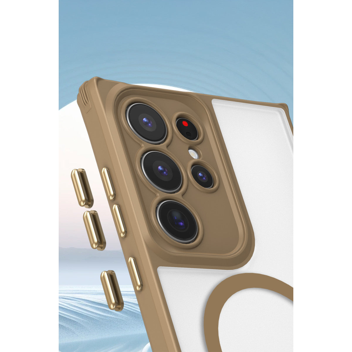 Galaxy S24 Ultra Kılıf Enka Magsafe Silikon Kılıf - Titan Gri