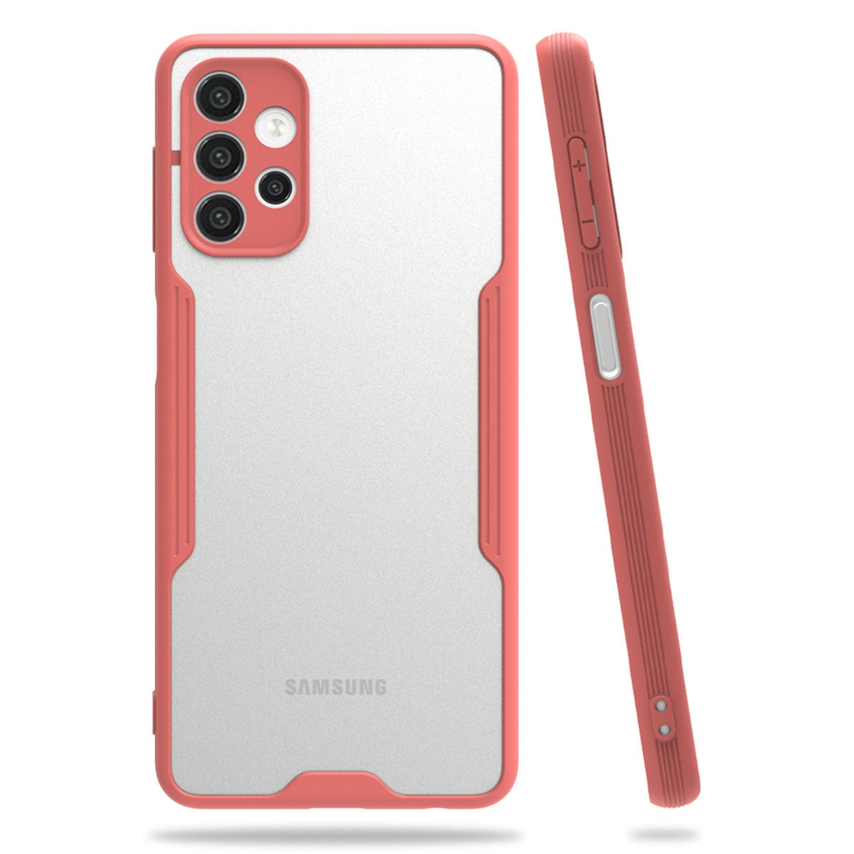 Galaxy A72 Kılıf Platin Silikon - Pembe
