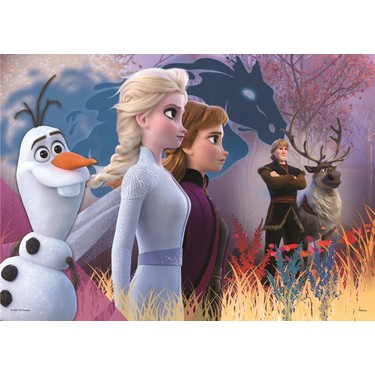 Frozen Temalı 50 Parça Yapboz, Eğlenceli Çocuk Oyun Seti