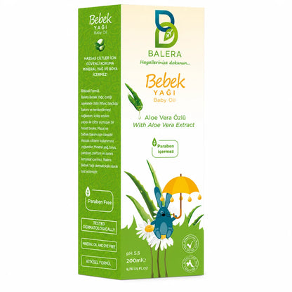 Aloe Vera Özlü Bebek Yağı 200 Ml
