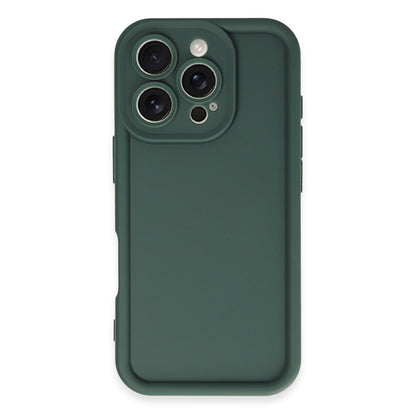 iPhone 16 Pro Kılıf Viera Silikon - Koyu Yeşil