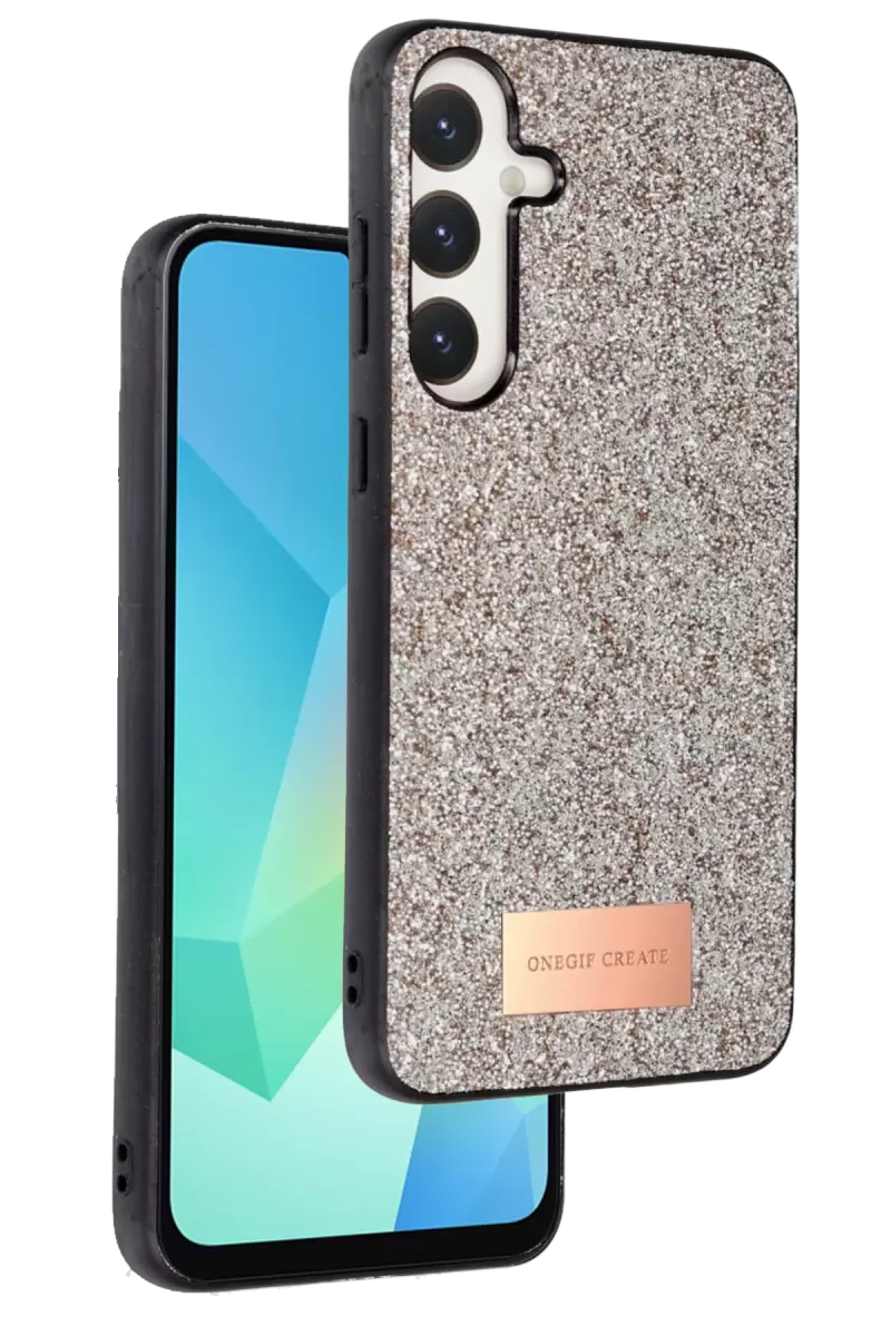 Galaxy A26 Bright Simli Kapak - Gold