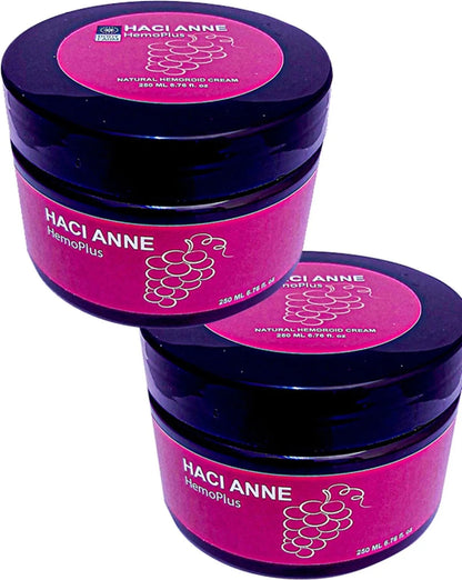 Süper Hacı Anne Hemoplus Doğal Kremi 250 ml x 2 Adet