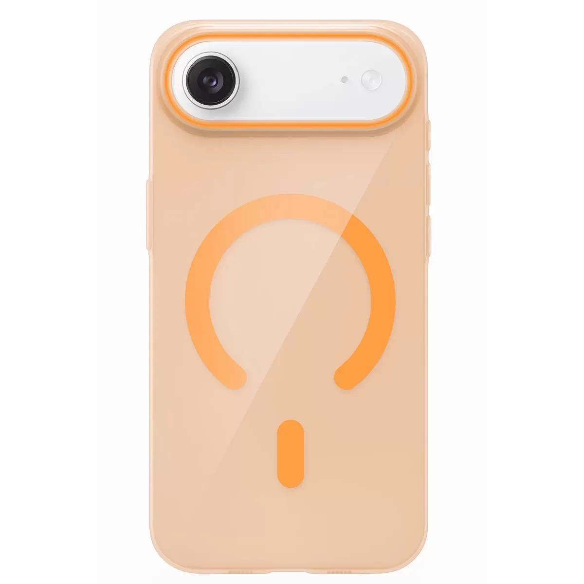 iPhone 17 Air PC Blank Magsafe Kapak - Turuncu
