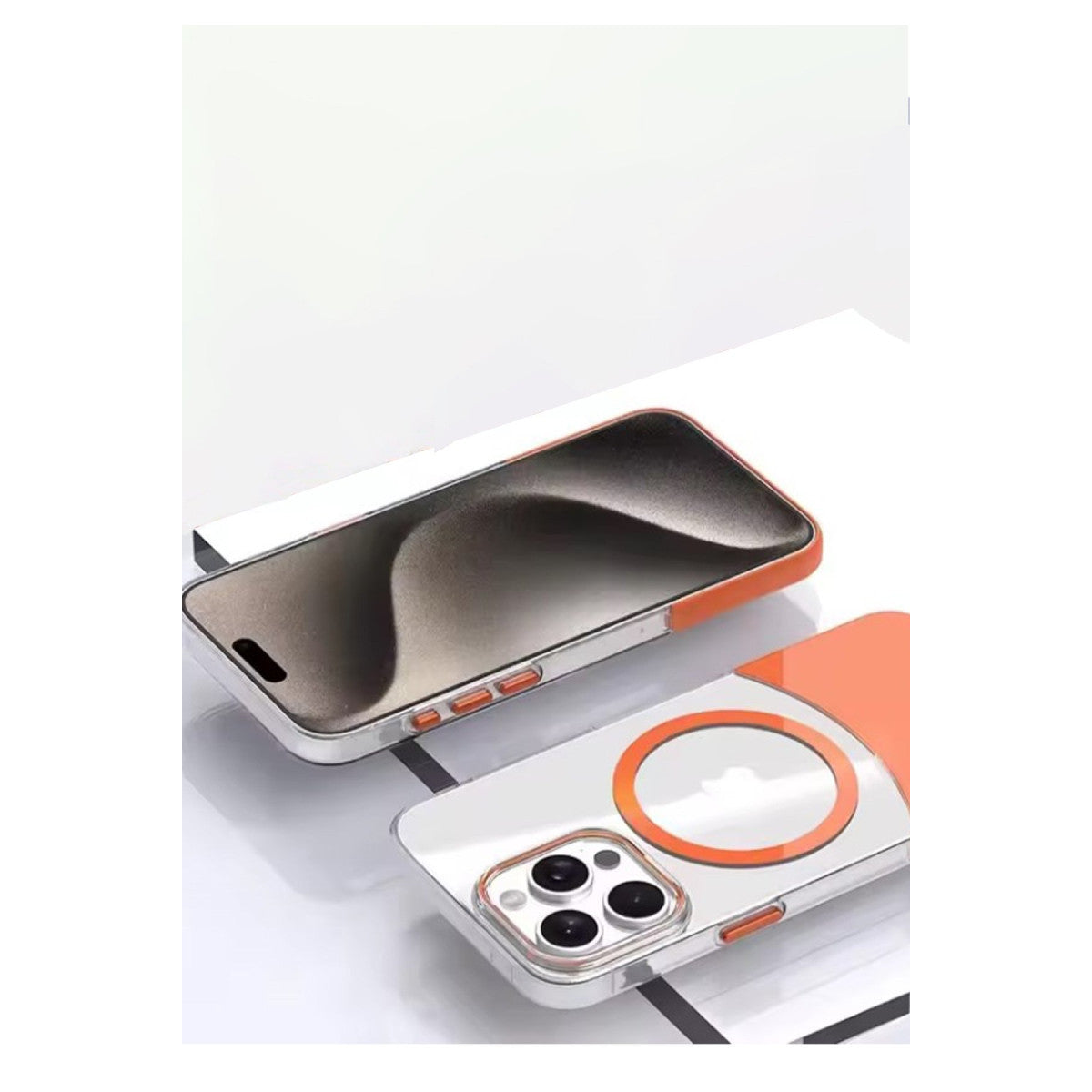 iPhone 15 Pro Max PC Suit Magsafe Kapak - Siyah