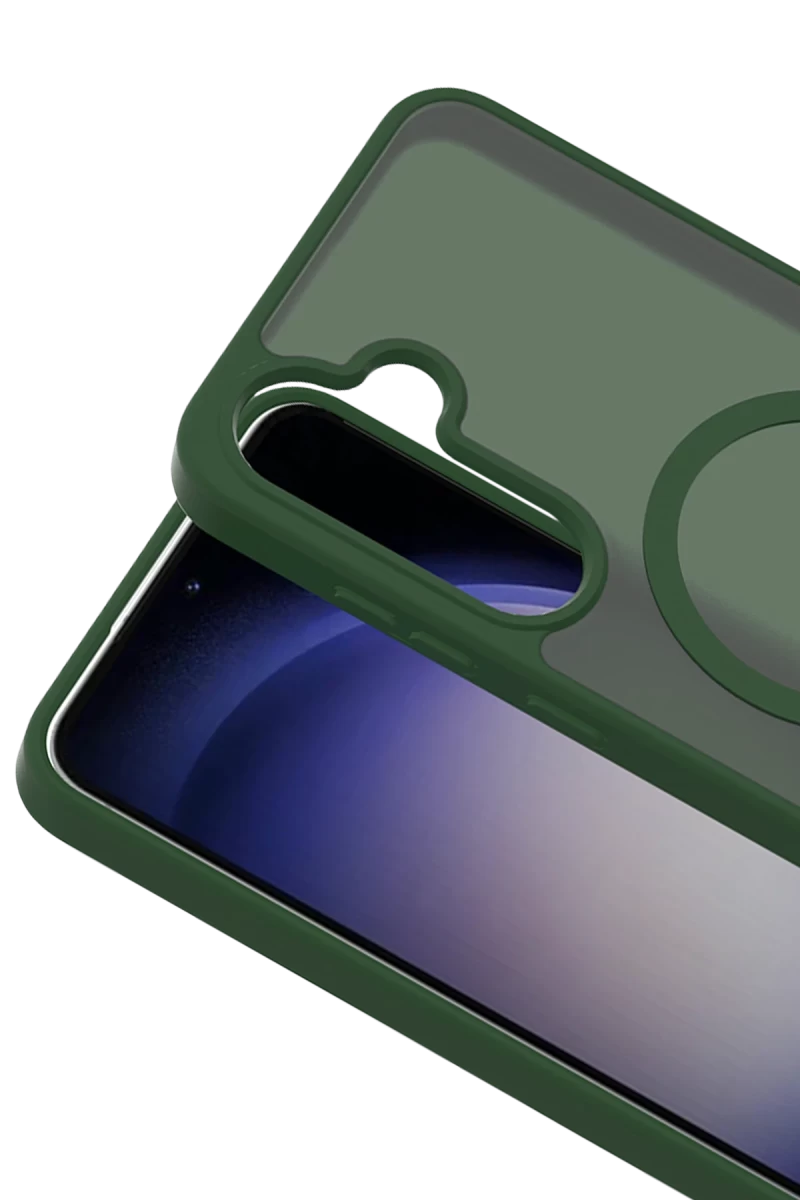 Galaxy A26 Jota Magsafe Kapak - Koyu Yeşil