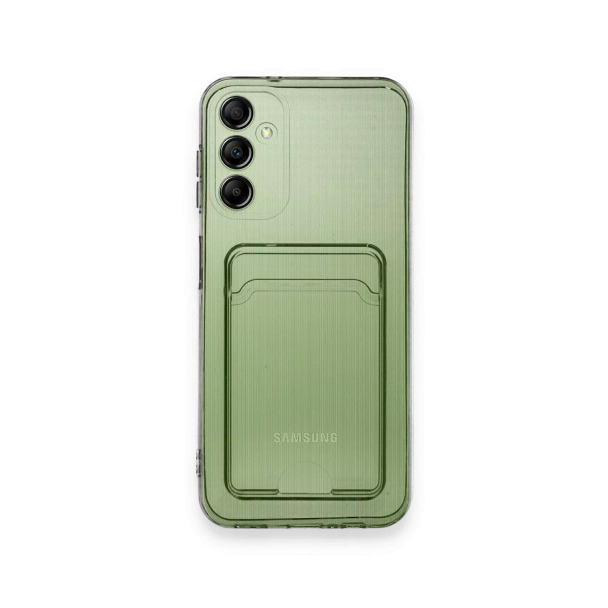 Galaxy A55 5G Kılıf Kart Şeffaf Silikon - Şeffaf