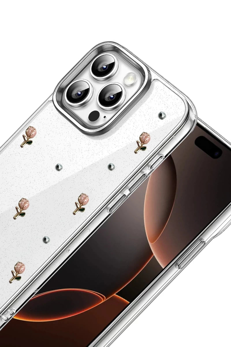iPhone 16 Pro Max Fiyonk Desenli Kapak - Desen 6