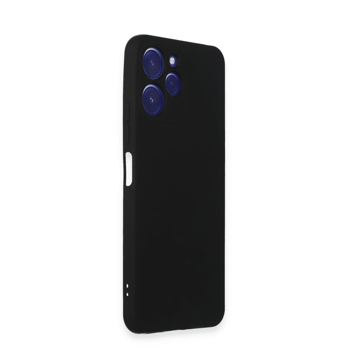 Redmi 12 Kılıf Nano içi Kadife Silikon - Siyah