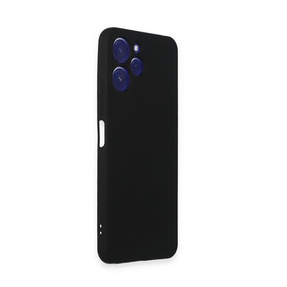 Redmi 12 Kılıf Nano içi Kadife Silikon - Siyah