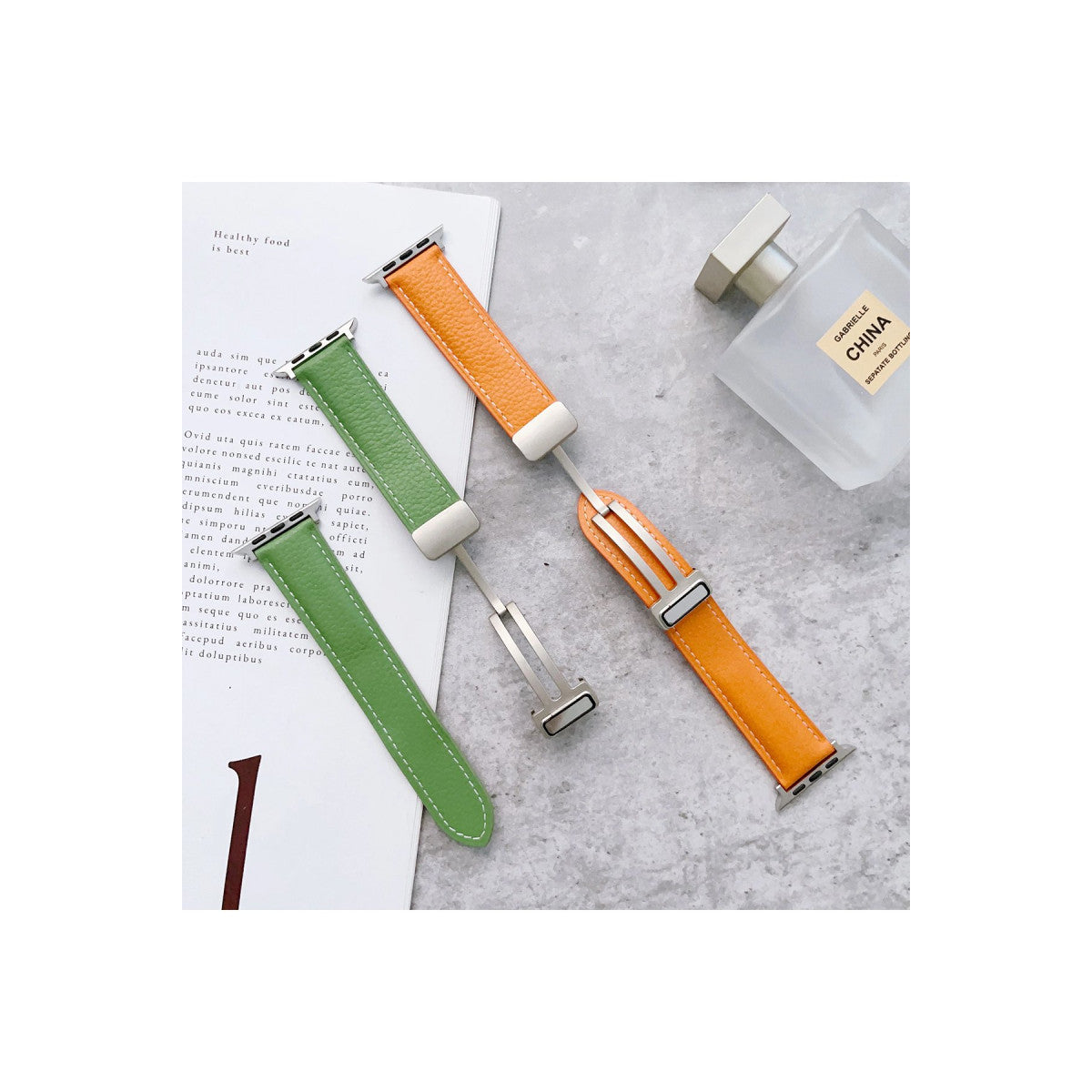 Watch 42mm KR414 Daks Deri Kordon - Lacivert