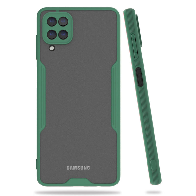Galaxy A22 Kılıf Platin Silikon - Yeşil