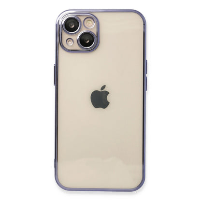 iPhone 13 Kılıf Razer Lensli Silikon - Mor