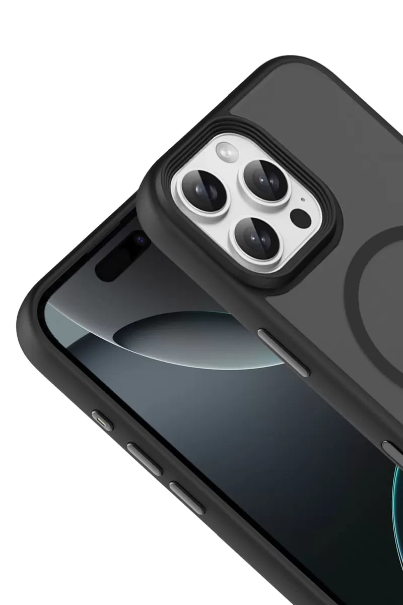 iPhone 16 Pro Max Megane Magsafe Kapak - Siyah