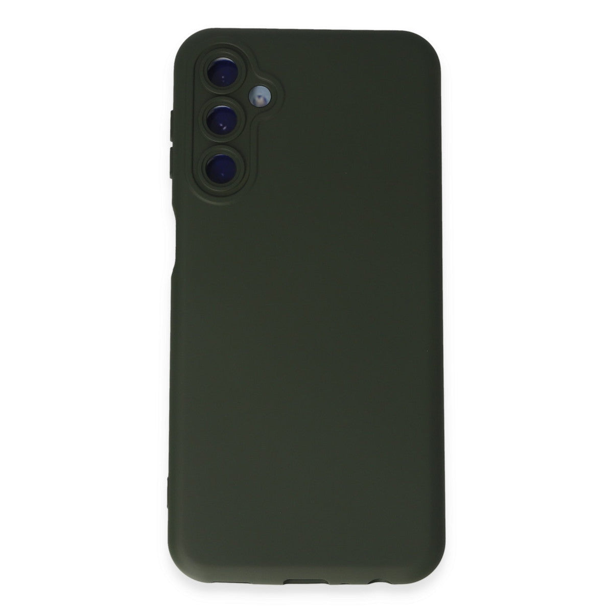 Galaxy M14 5G Kılıf Nano içi Kadife Silikon - Koyu Yeşil