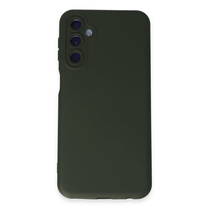 Galaxy M14 5G Kılıf Nano içi Kadife Silikon - Koyu Yeşil