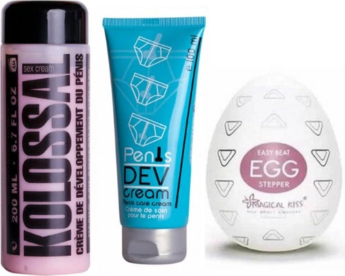 Kolossal Ozzy Store Egg Stepper Mastürbatör ve Kolossal Krem ve Development Cream