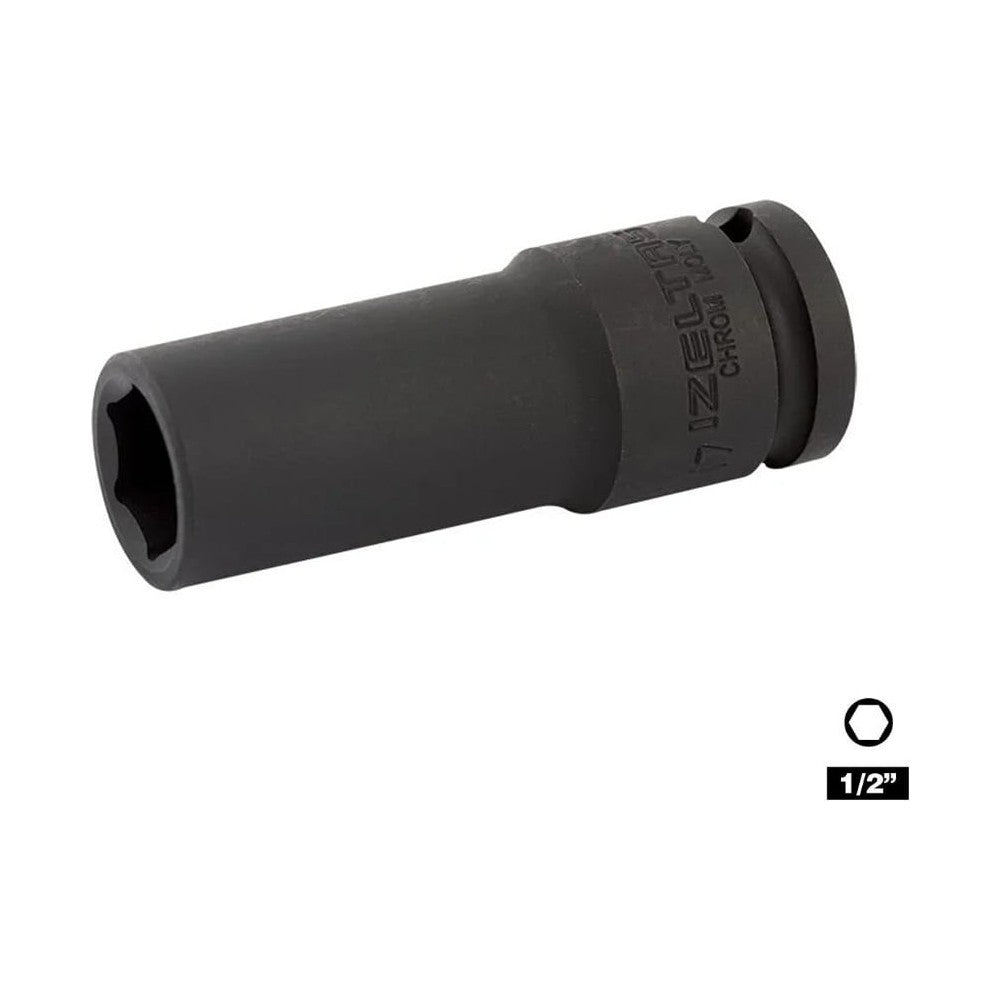 1/2 Altı Köşe Havalı Derin Lokma 21 mm Dayanıklı Malzeme