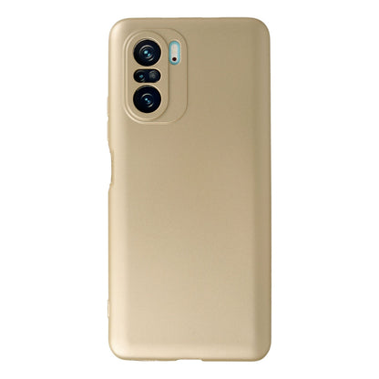 Poco F3 Kılıf First Silikon - Gold
