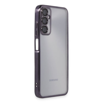 Galaxy A05S Kılıf Razer Lensli Silikon - Mor