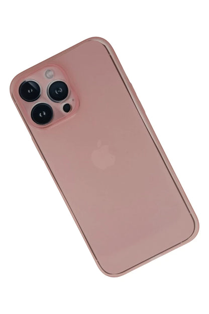 iPhone 13 Pro Kılıf PP Ultra İnce Kapak - Pembe