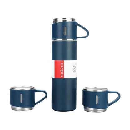 500 Ml 3 Kupalı Termos 1 Adet