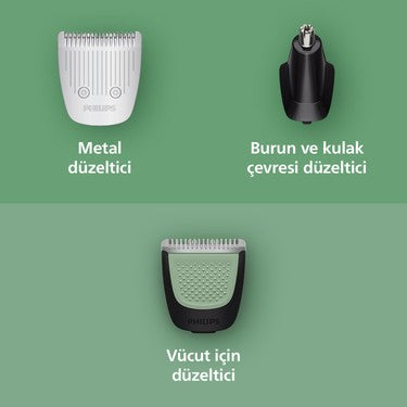 Philips 5000 Serisi 10in1, Erkek Bakım Seti, Yüz/Saç/Vücut Tıraş Makinesi, Islak /Kuru Kullanım