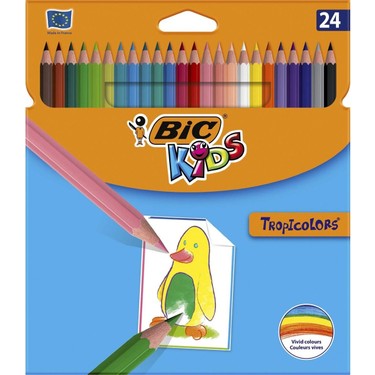 24 Renk Uzun Boya Kalemi Seti, Tropicolor2