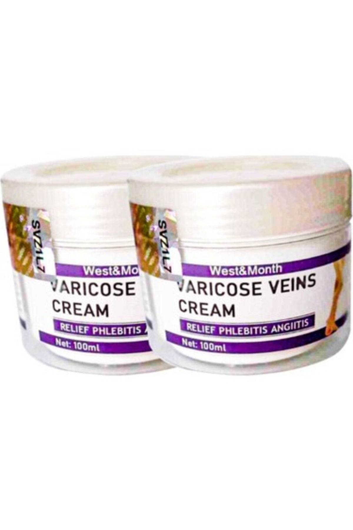 Cream West&Month Selülit Karşıtı Bacak Önleyici Bakım Kremi 100 ml X 2 ADET