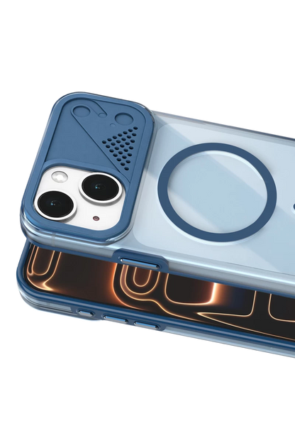 iPhone 15 Zinko Magsafe Kapak - Lacivert