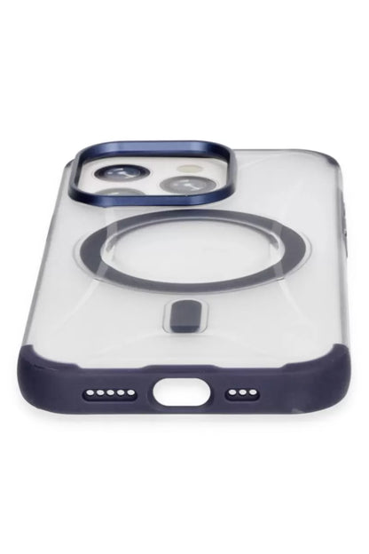 iPhone 15 Pro Max Hilton Magsafe Kapak - Lacivert