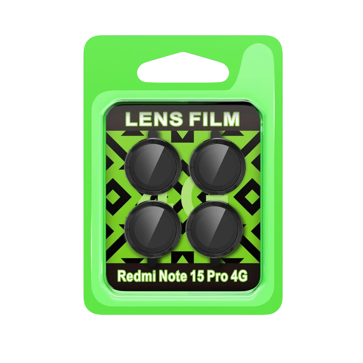 Redmi Note 15 Pro 4G Raze Metal Kamera Lens - Siyah