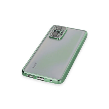 Redmi Note 10 Pro Kılıf Razer Lensli Silikon - Yeşil