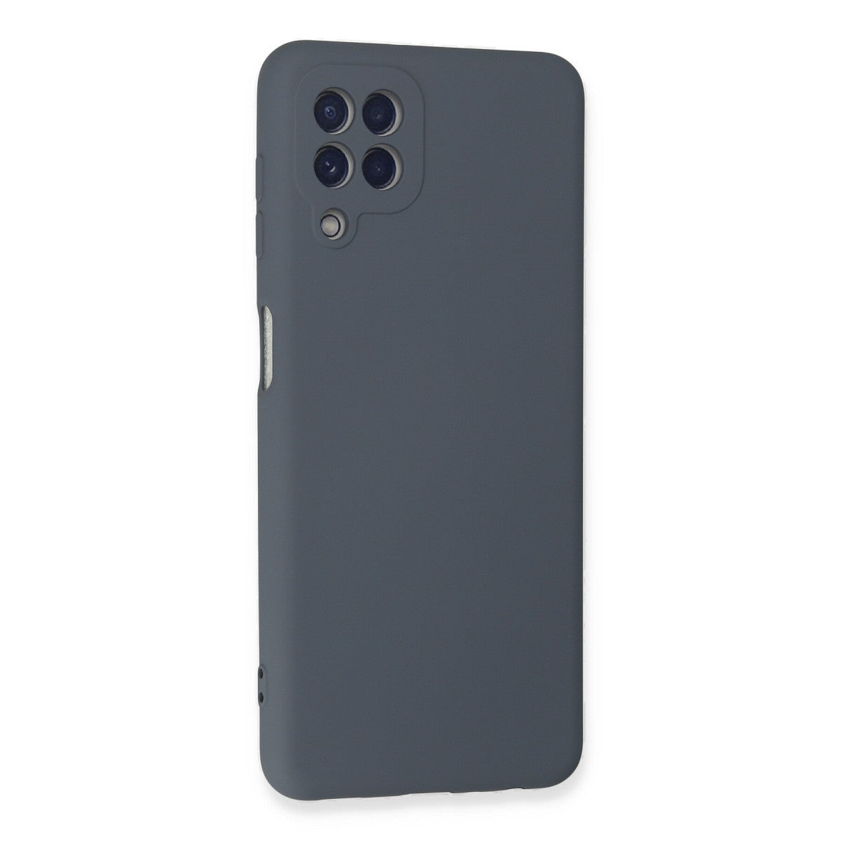 Galaxy A22 Kılıf Nano içi Kadife Silikon - Gri