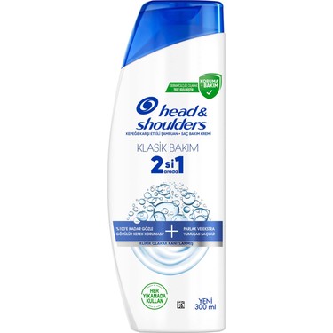 2'si 1 Arada Besleyici Şampuan 300ml, Tüm Saçlar için