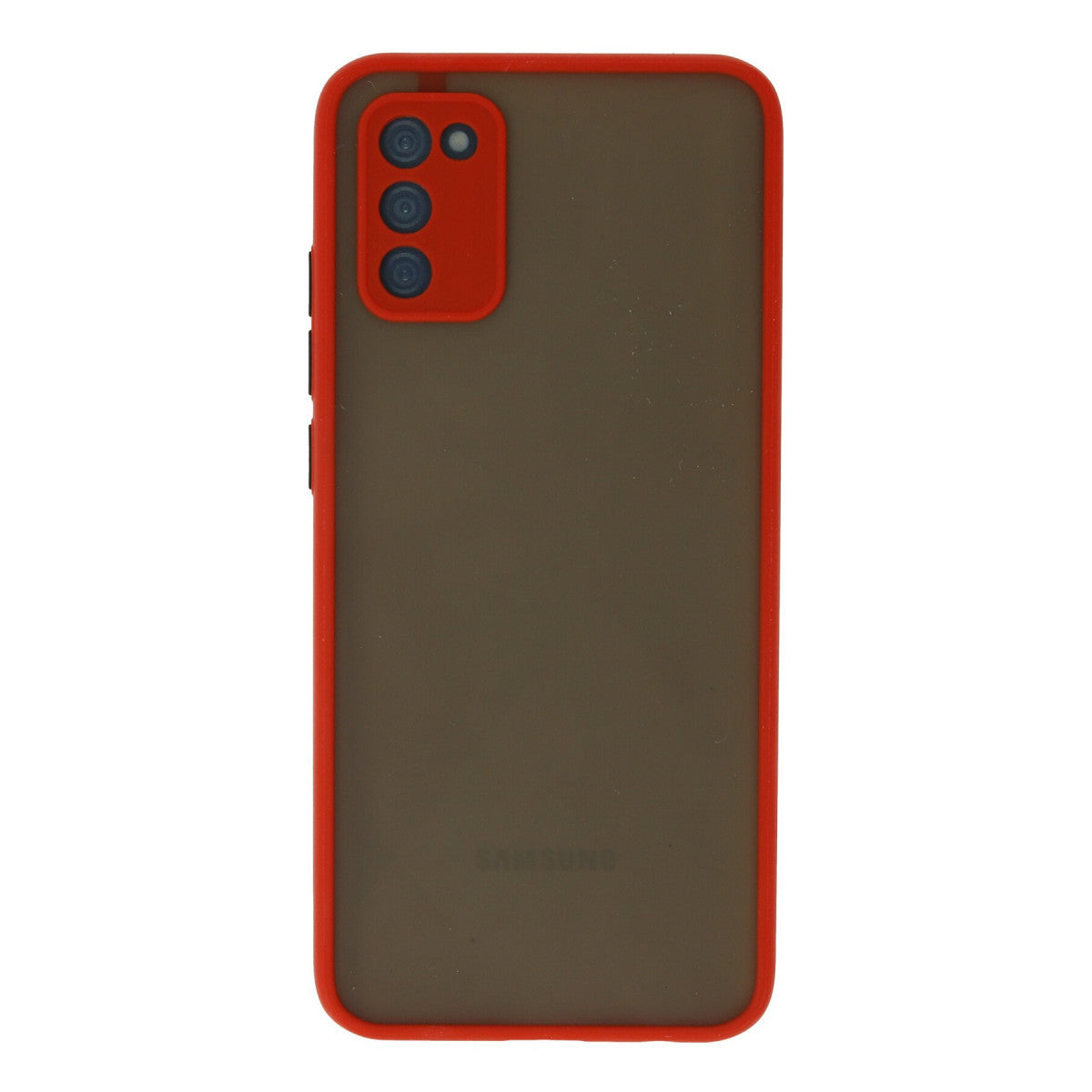 Galaxy A02S Kılıf Montreal Silikon Kapak - Kırmızı