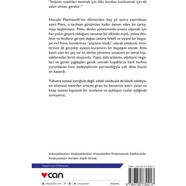 Can Yayınları CAN SANAT Prens - Niccolò