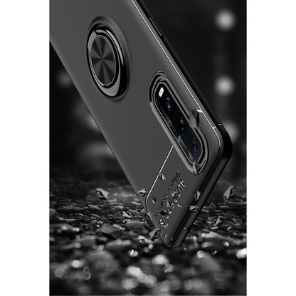 Find X2 Kılıf Range Yüzüklü Silikon - Mavi