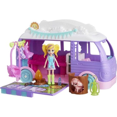Eğlenceli Karavan Oyun Seti - Polly Pocket Temalı