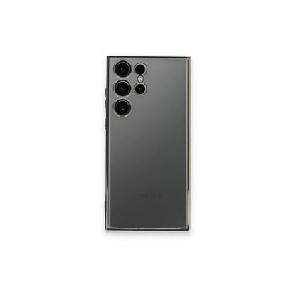 Galaxy S24 Ultra Kılıf Razer Lensli Silikon - Gümüş